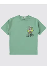 Boys Pajama Set 6-9 Years Old Soft Khaki - Package