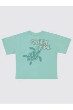 Erkek Çocuk Tişört 2-5 Yaş Turkuaz - Paket