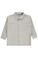 Erkek Çocuk Gömlek Set 10-13 Yaş Koyu Taş Rengi - Paket