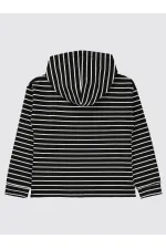 Sweat-shirt noir pour fille de 10 à 13 ans - Emballage