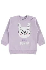 Sweat-shirt bébé 0-24 mois lilas - Emballage