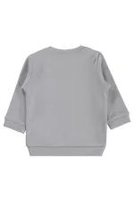 Bebek Sweatshirt 0-24 Ay Gri - Paket