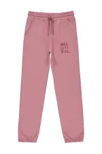 Bas de survêtement fille 10-13 ans Rose poudré - Emballage