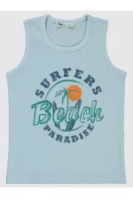 Lot de T-shirts bleu glacier pour garçons de 2 à 5 ans