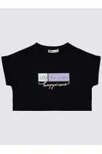 Girls T-Shirt 2-5 Years Old Black - Pack
