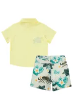 Costume beige pour garçon de 2 à 5 ans - Emballage