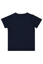 T-shirt bébé, taille 0-24 mois, bleu marine - Emballage