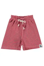 Short garçon, 2-5 ans, rouge - Lot