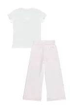 Kız Çocuk Takım 2-5 Yaş Kırık Beyaz-Pembe - Paket