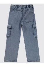 Erkek Çocuk Pantolon 10-13 Yaş Açık Mavi - Paket