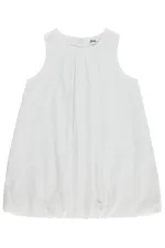 Kız Çocuk Jile ve Elbise 2-5 Yaş Kırık Beyaz - Paket