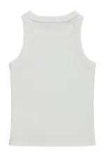 T-shirt fille, 6-9 ans, blanc cassé - Emballage