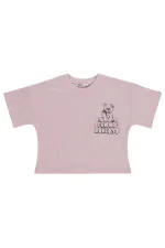 T-shirt fille, 6-9 ans, rose poudré - Lot T-shirt fille, 6-9 ans, rose poudré - Lot