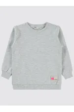 Sweat-shirt fille 2-5 ans écru - Emballage