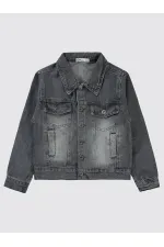 Veste garçon 10-13 ans, couleur fumée - Emballage
