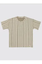 T-shirt garçon marron 6-9 ans - Emballage