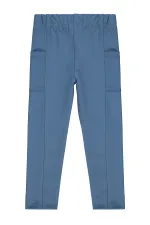 Leggings pour filles, 6-9 ans, couleur pétrole - Lot