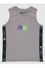 Erkek Çocuk Tişört 6-9 Yaş Gri - Paket