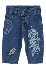 Culottes bébé 0-24 mois, taille moyenne, bleu - Lot