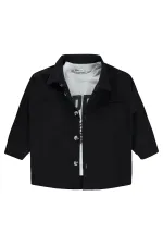 Erkek Çocuk Gömlek Set 2-5 Yaş Siyah - Paket