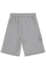 Boys' Capri Pants, Ages 10-13, Grey Melange - Pack