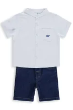 Bebek Takım 0-24 Ay Beyaz - Paket