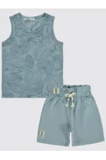 Boys' Suit 2-5 Years Old Soft Blue - Package