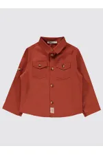 Chemise garçon 2-5 ans cuivre foncé - Lot