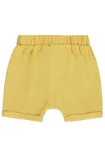 Bebek Şort 0-24 Ay Koyu Hardal - Paket