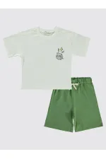 Ensemble pour garçon de 2 à 5 ans, couleur pierre - Emballage