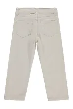 Pantalon garçon, 2-5 ans, couleur pierre foncée - Emballage