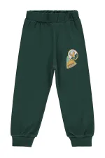 Erkek Çocuk Eşofman Altı Km 2-5 Yaş Çam Yeşili - Paket