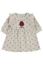 Bebek Jile ve Elbise 0-24 Ay Taş Rengi - Paket