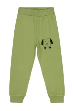 Bas de survêtement garçon Km 2-5 ans kaki - Emballage