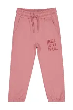 Kız Çocuk Eşofman Altı 2-5 Yaş Gül Kurusu - Paket