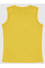 T-shirt jaune pour garçon de 2 à 5 ans - Emballage