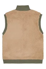 Erkek Çocuk Yelek 6-9 Yaş Haki - Paket