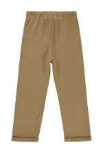 Bas de survêtement garçon 10-13 ans camel - Emballage