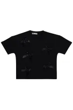 Girls' Team Set 6-9 Years Old Black-Black - Package