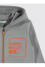 Gilet garçon gris 10-13 ans - Emballage