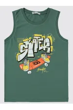 Erkek Çocuk Pijama Takımı 10-13 Yaş Koyu Haki - Paket