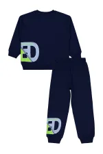 Boys Tracksuit Set 6-9 Years Old Navy Blue - Package