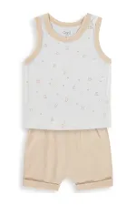 Bebek Takım 0-24 Ay Ekru-Taba - Paket