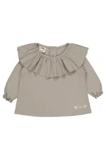 Bebek Sweatshirt 0-24 Ay Açık Gri - Paket