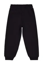 Pantalon de survêtement garçon, 6-9 ans, noir - Lot