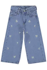 Kız Çocuk Pantolon Kot 2-5 Yaş Açık Mavi - Paket