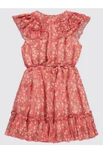 Girl's Vest and Dress 6-9 Years Old Coral - Package