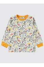 Ensemble pyjama garçon 2-5 ans moutarde - Emballage