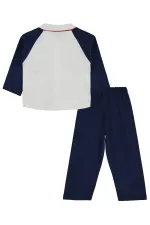 Ensemble pyjama garçon, 2-5 ans, bleu marine - Lot