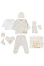 Bebek Zıbın Setleri 0-24 Ay Bej - Paket